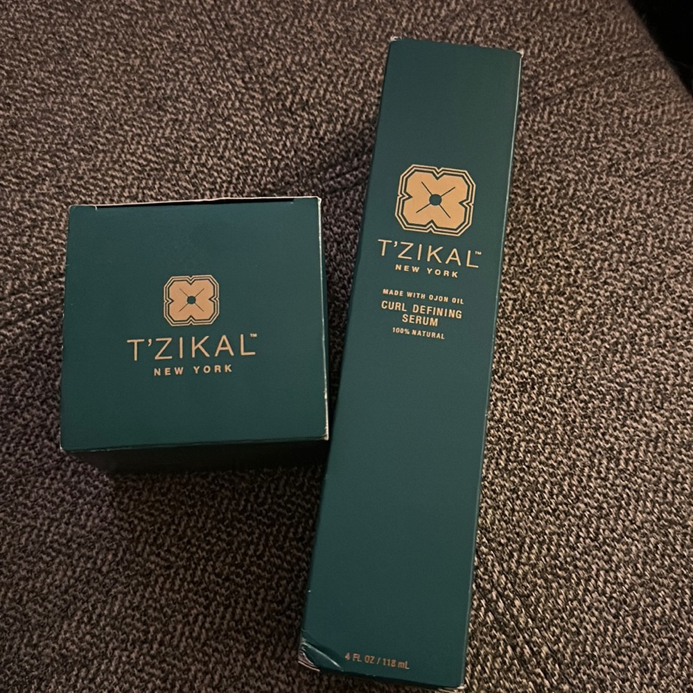 T’Zikal New York hair wax and curling defining serum